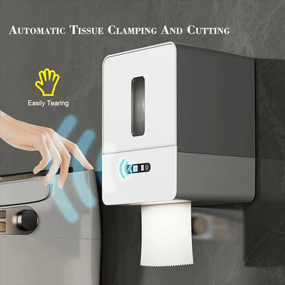 Belro Smart Touchless Paper Towel Dispenser mounted on kitchen wall, sleek design for modern kitchen organization.