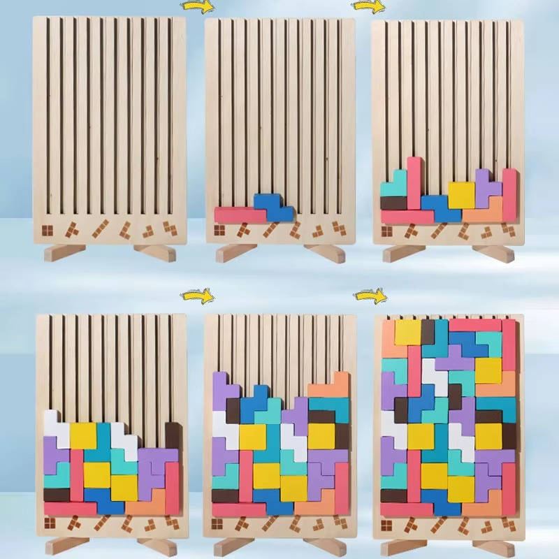 Colorful Belro Montessori Toys for children, featuring wooden shapes and educational play items for early learning and development.