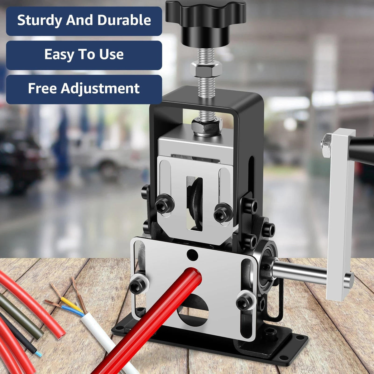 Belro manual wire stripper tool with ergonomic handle and adjustable blade for precise wire stripping in tools and hardware.