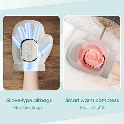 Belro electric hand massager with ergonomic design and control buttons, ideal for relaxing hand and finger muscles.