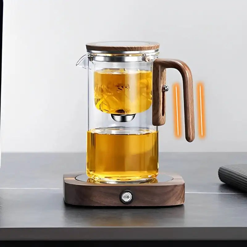 Belro glass teapot for water separation, ideal for kitchen and dining, features a clear glass body and functional design.