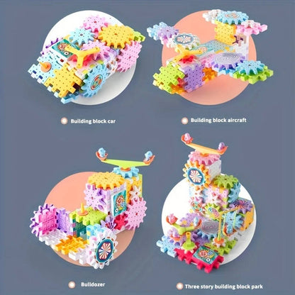 Belro 263-piece kids building blocks kit with colorful plastic blocks for creative play and construction fun.