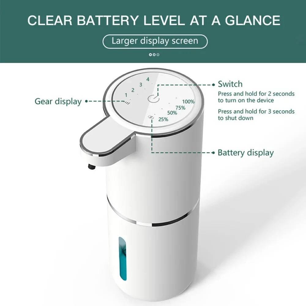 Belro touchless automatic soap dispenser for hands-free soap dispensing in the bath and body care setting.