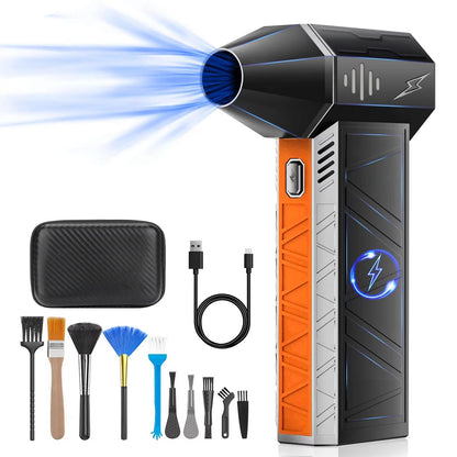Belro cordless jet blower fan for outdoor use, lightweight handheld garden tool with powerful air output.