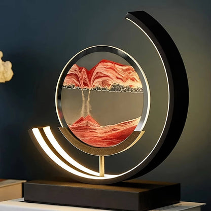 Belro moving sand art decor piece with colorful sand patterns for home and garden decoration.