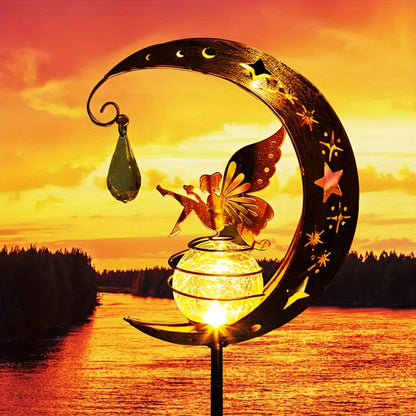 Belro outdoor garden decoration umbrella accessory with colorful, decorative umbrella for outdoor lighting and garden enhancement.
