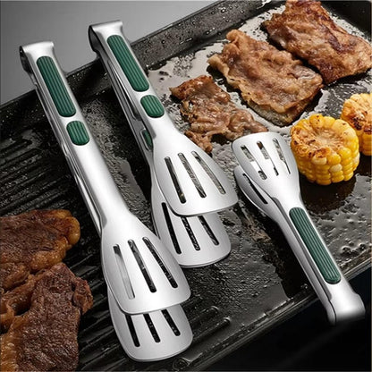 Belro professional kitchen tongs with stainless steel handles and locking mechanism, ideal for cooking and serving food.