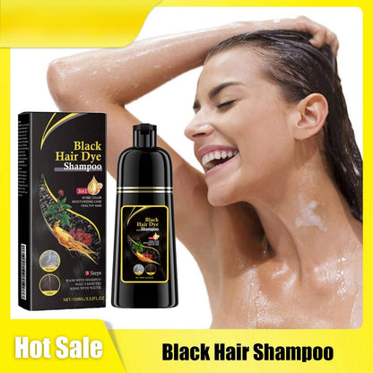 Black hair shampoo dye from Belro, showcasing the product bottle with the label and black hair dye formula in a beauty hair care setting.