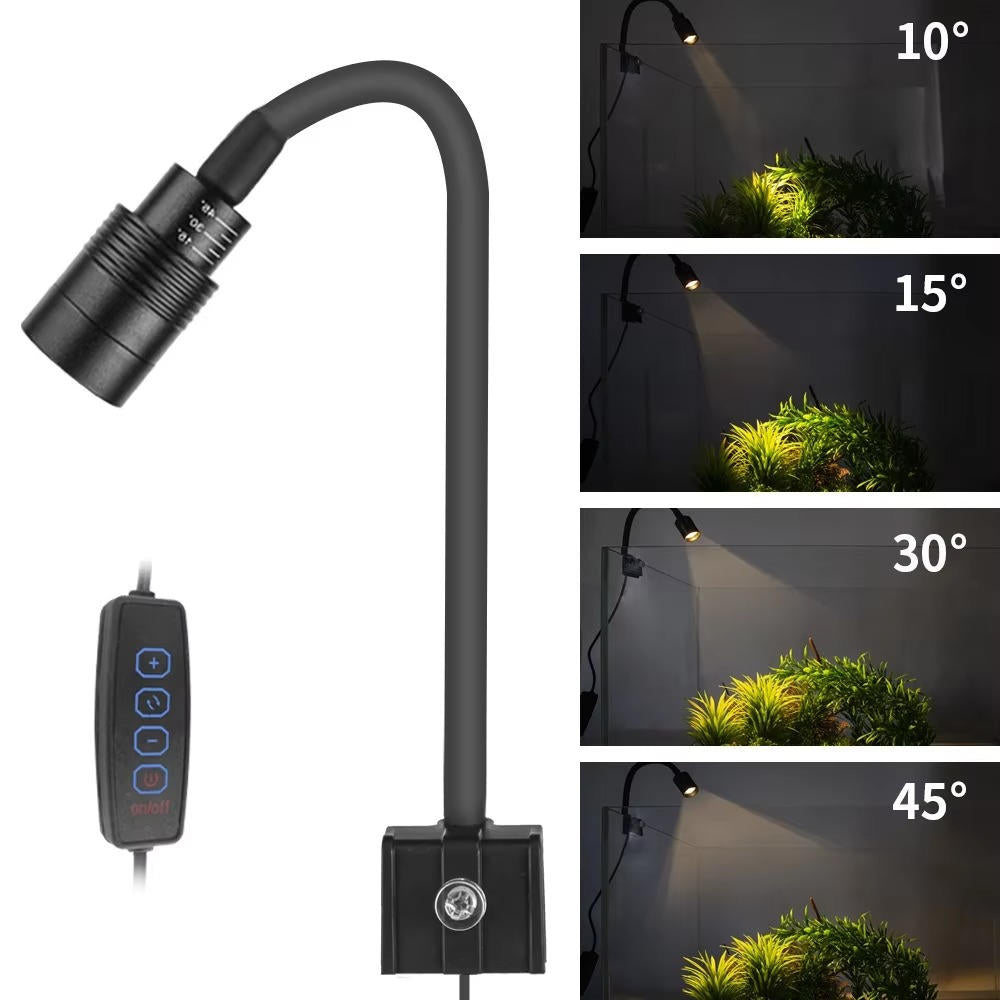 Belro LED light for fish tank, providing bright, energy-efficient illumination for aquarium pets and aquatic plants.