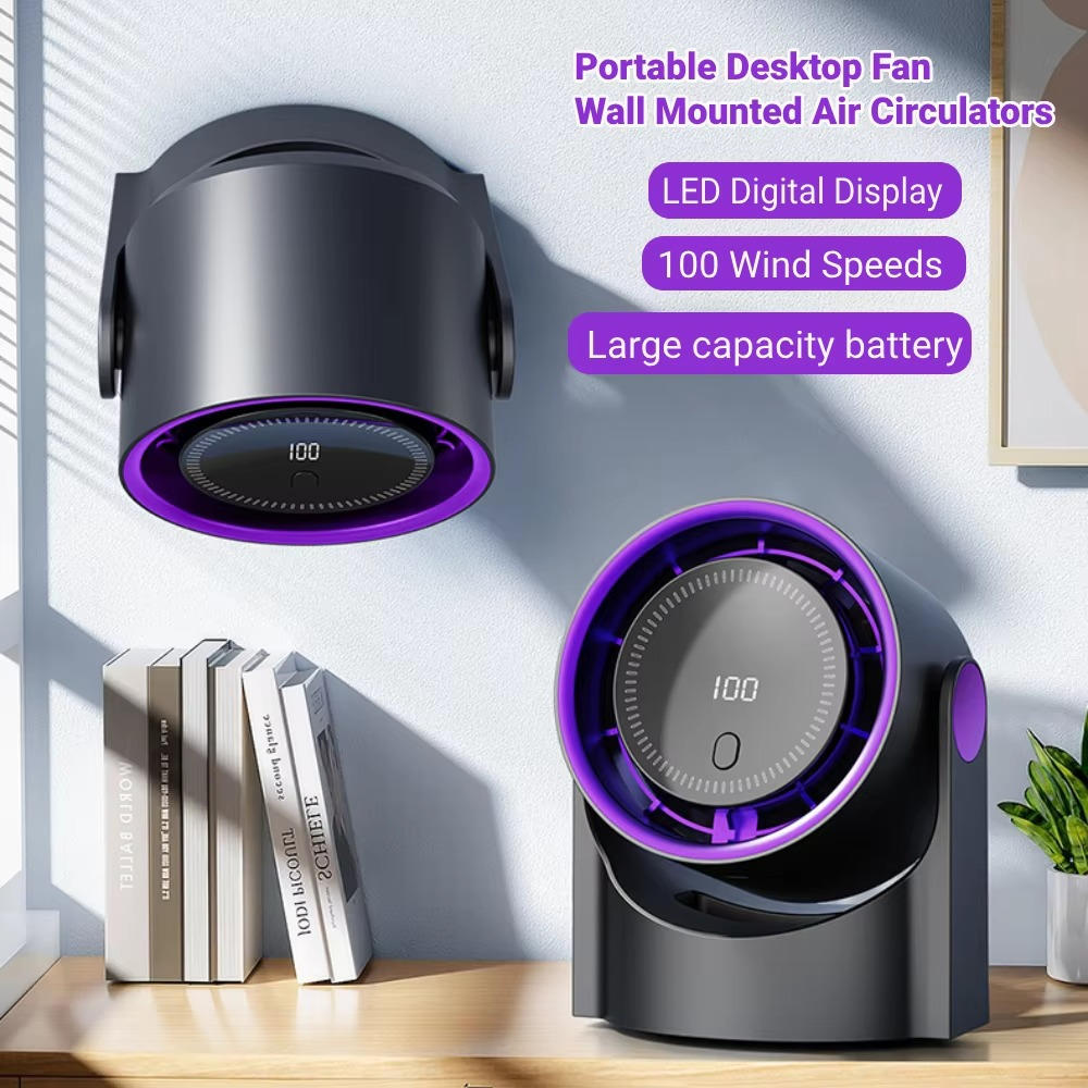 Belro USB small desk fan, compact electronic fan for home or office use, with adjustable speed and portable design