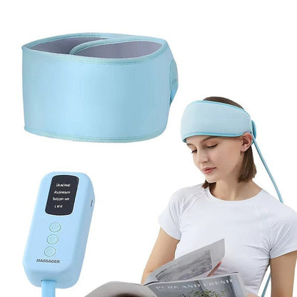 Belro head massage device designed to relieve migraines, featuring ergonomic design and adjustable massage rollers for targeted relief.