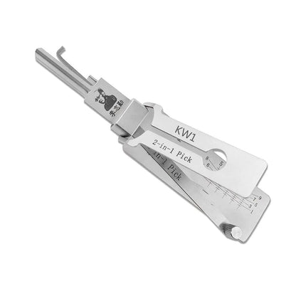 Drillpro 2-in-1 Locksmith Decoder Tool by GETDECO with KW1, SS001, SS002, SC1, and SC4 key decoding features