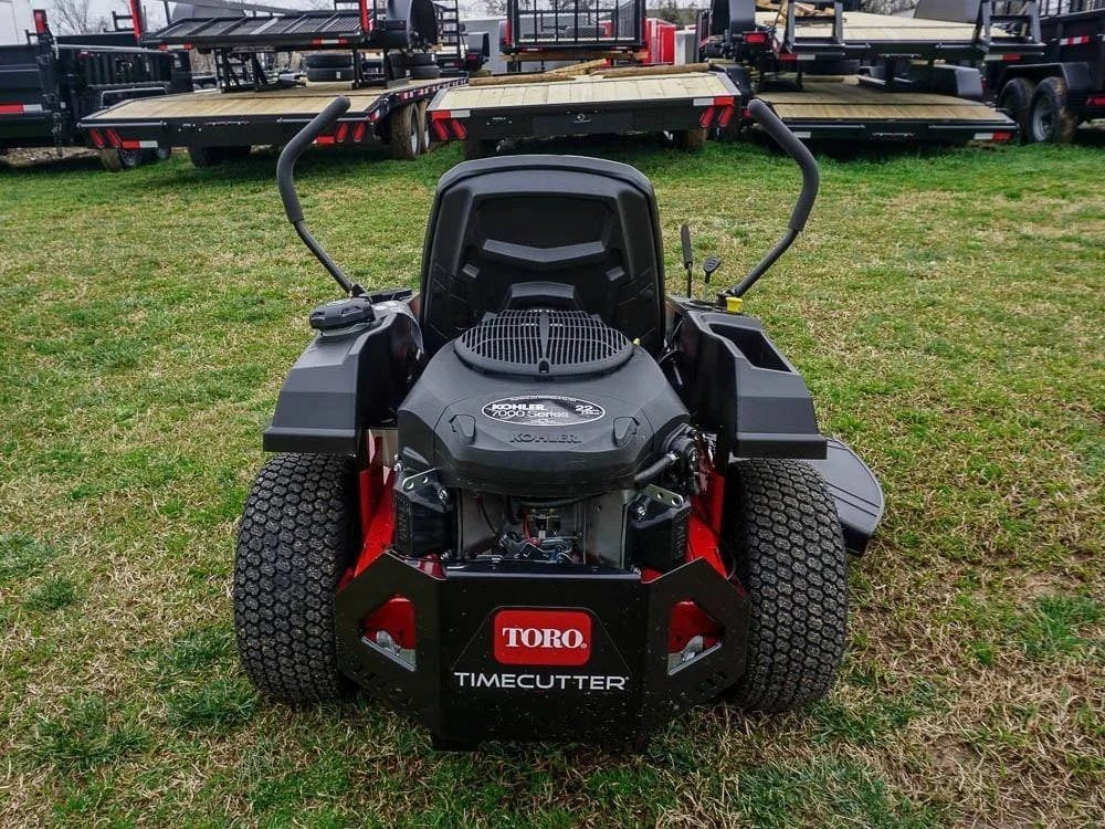 Toro 75746 42-inch TimeCutter zero turn mower with 22HP Kohler engine, shown with cutting deck and control panel.