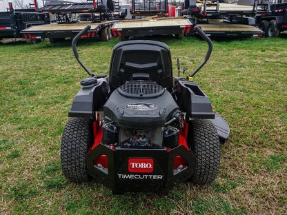 Toro 75746 42-inch TimeCutter zero turn mower with 22HP Kohler engine, shown with cutting deck and control panel.