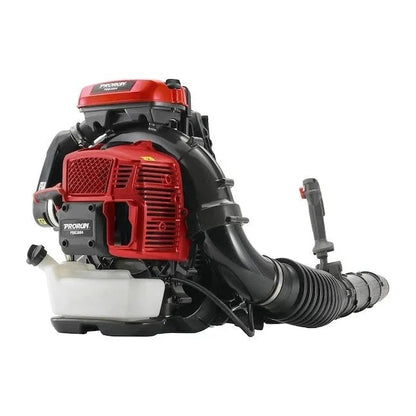 Casavibeo PRORUN PBB2884 gas backpack leaf blower with adjustable straps and powerful engine for yard cleaning.