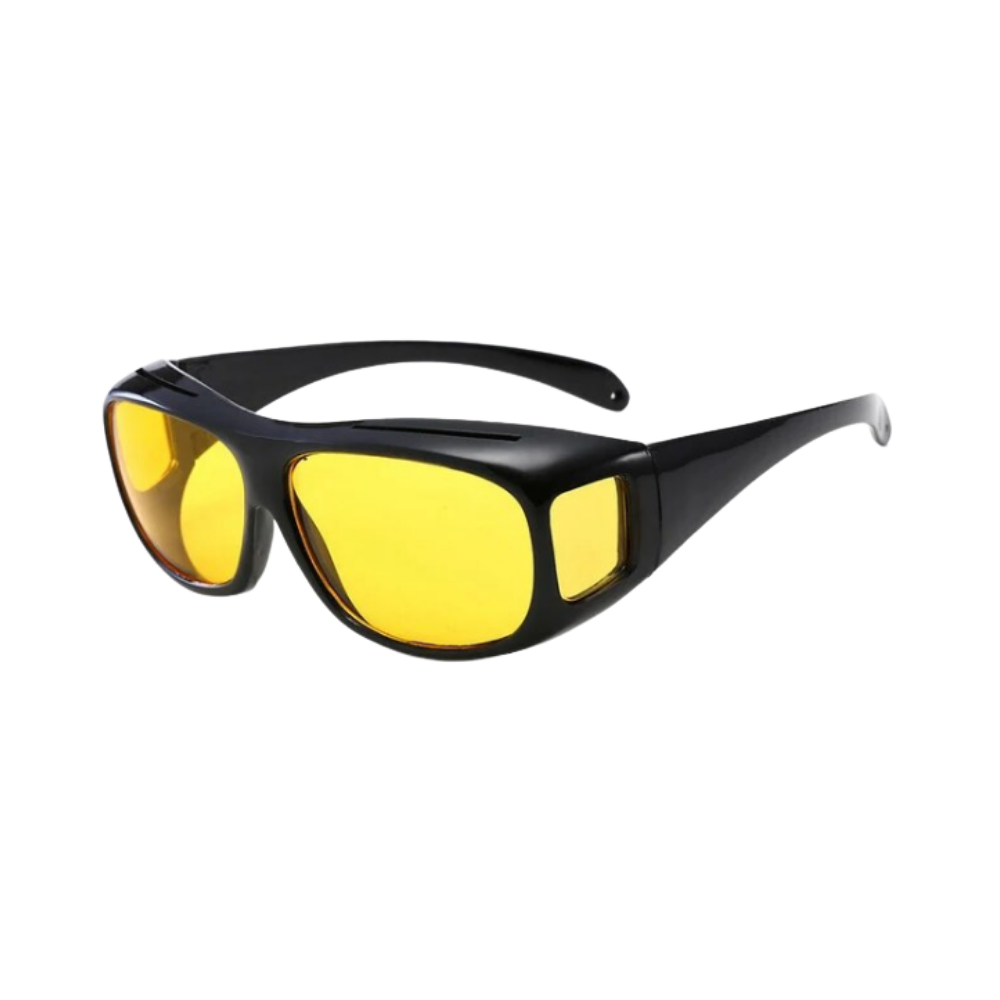 Belro night driving glasses designed to reduce glare, featuring clear lenses for improved visibility while driving at night