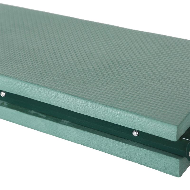 Green Belro ergonomic garden kneeler and seat with cushioned surface, ideal for outdoor gardening tasks and comfort.