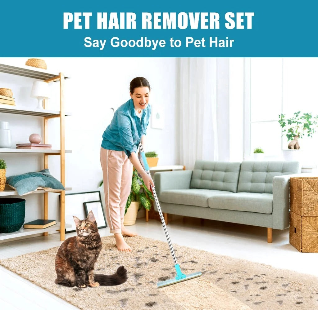 Belro Pet Hair Remover Set for vacuum cleaners, designed to efficiently remove pet hair from upholstery and furniture.