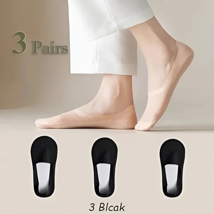 Belro no show thin socks worn with sneakers, close-up view showing lightweight, low-cut ankle sock design.