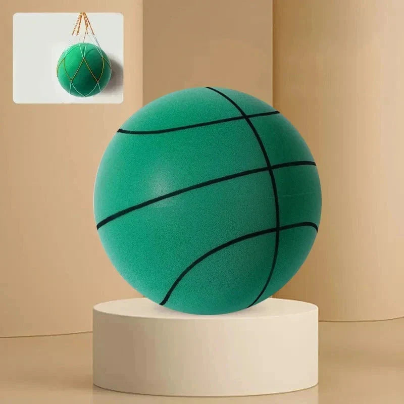 Belro Silent Basketball for team sports, featuring a textured surface and standard size, designed for quiet play indoors and outdoors.