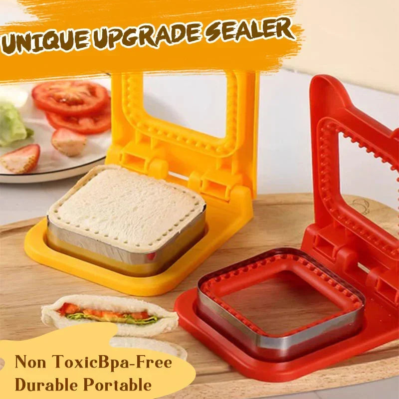 Mivoza Deutschland sandwich maker with sealing feature, non-stick surface, and easy-to-clean design for quick food preparation.
