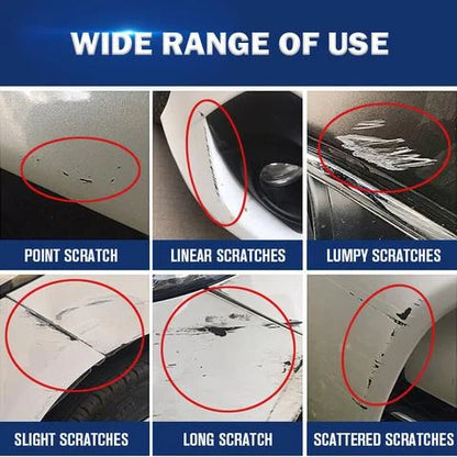 Belro Car Scratch Repair kit with tools and touch-up paint, designed for easy home use to fix vehicle scratches.