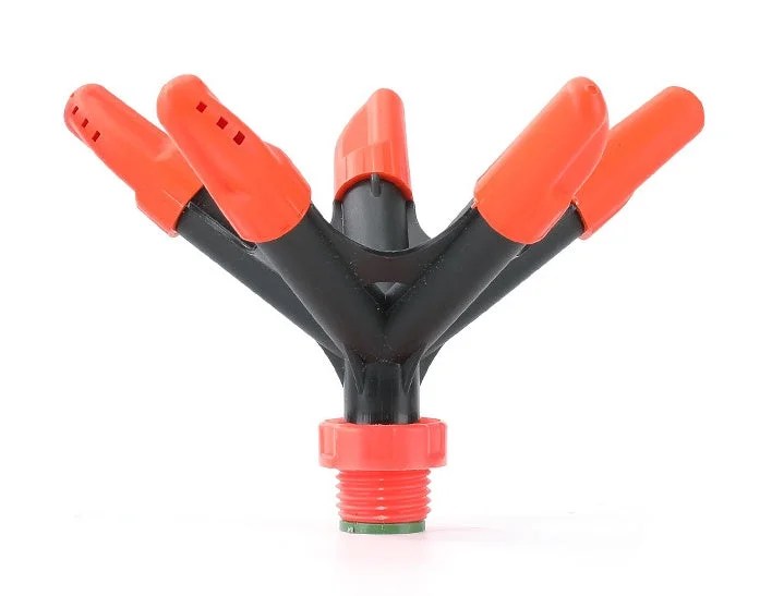 Casavibeo garden insert sprinkler with rotating head, automatic watering tool for lawn and garden irrigation.