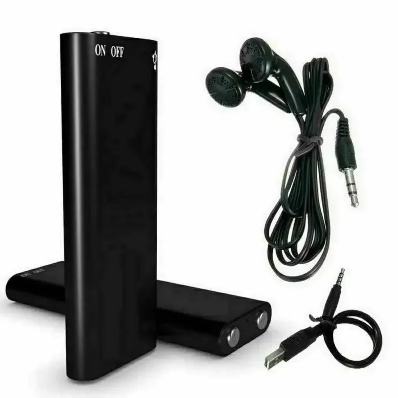 Mini voice-activated recorder by Belro with compact design and built-in microphone for clear audio recording.