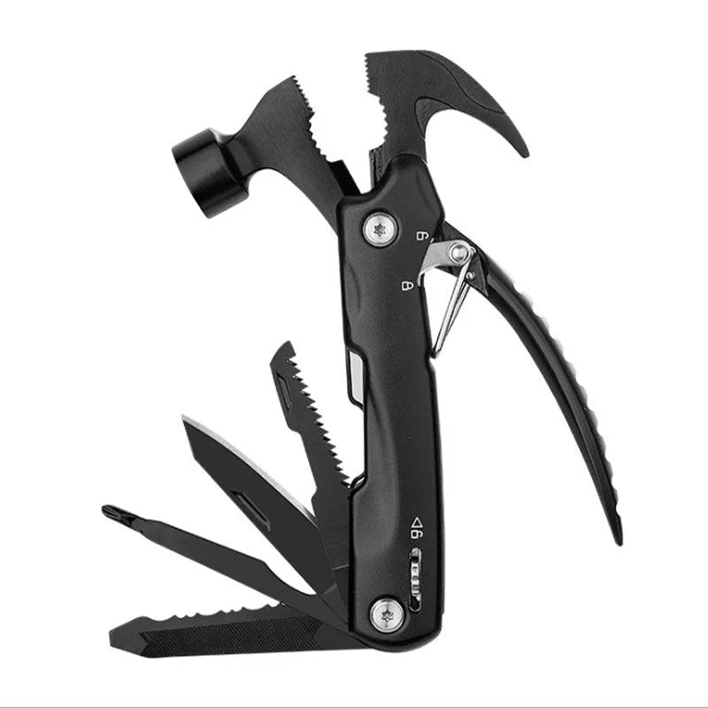 Casavibeo car emergency rescue tools hammer with a durable handle and glass breaker for roadside safety.