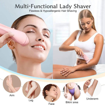 Belro women’s electric shaver with sleek ergonomic design for smooth hair removal in health and beauty.