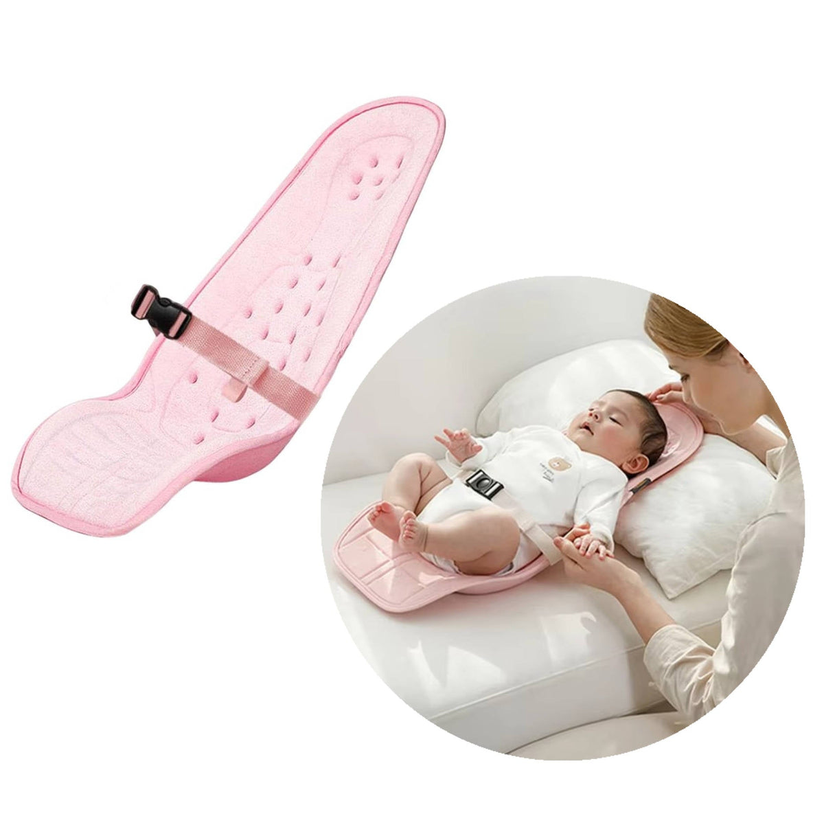 Belro newborn breastfeeding pillow with soft fabric and ergonomic design for comfortable feeding support.