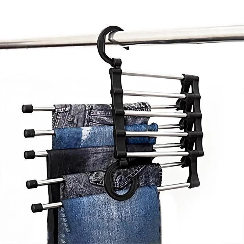 Belro multi-functional magic clothes hanger with adjustable arms for versatile home and garden storage and organization.