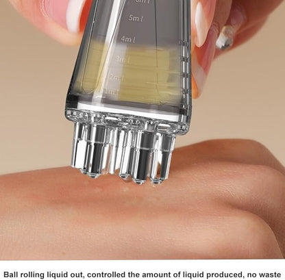 Belro oil applicator for hair with a sleek design, used for precise oil application in hair and scalp care.