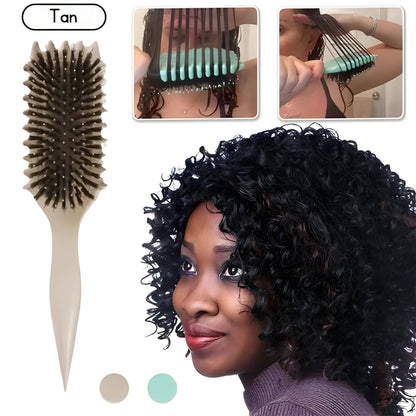 Belro defining styling brush for hair care, with sleek handle and bristles for styling and grooming hair effectively.