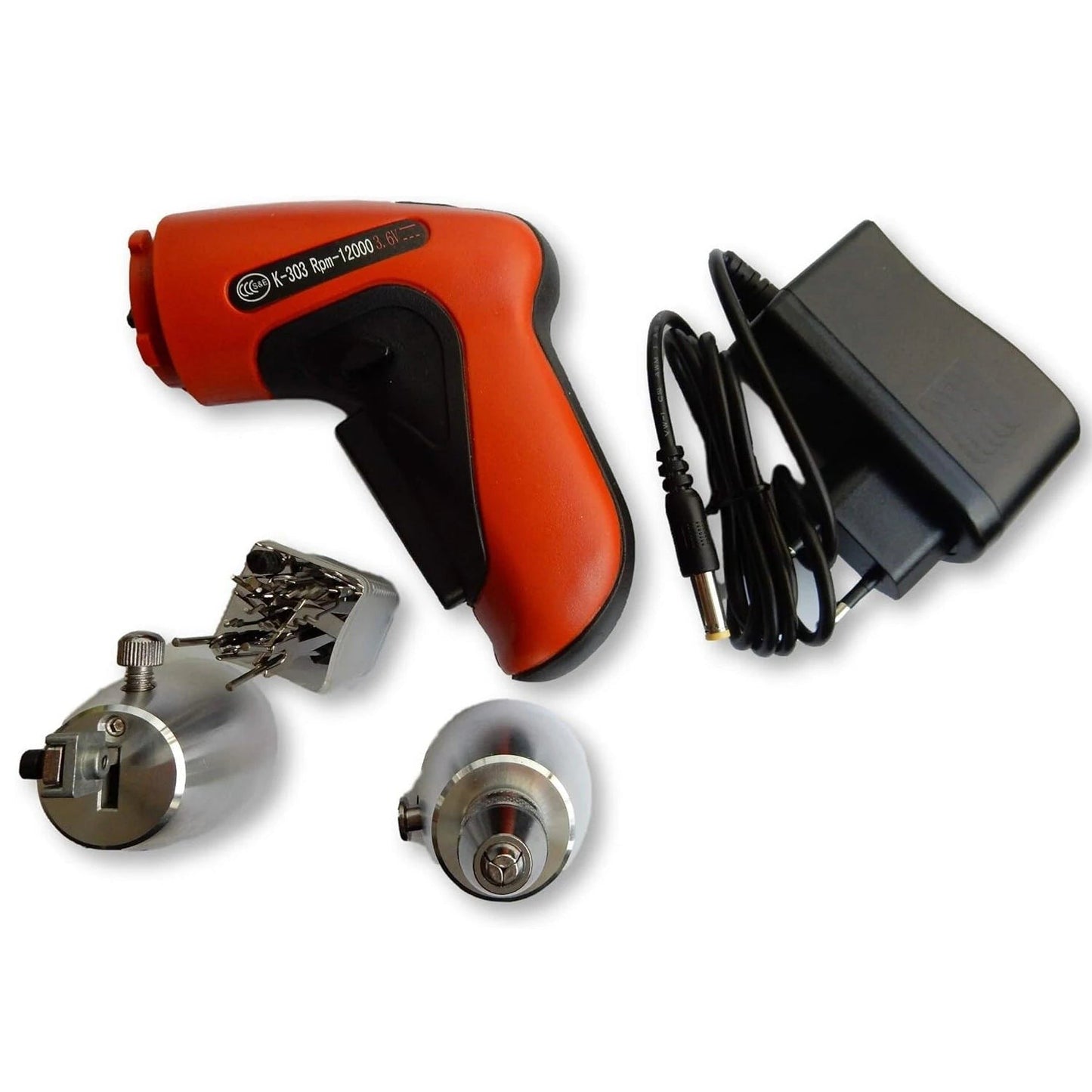 GETDECO electric auto pick gun set with 26 lithium-ion lock opening tools, charger, and storage bag for locksmith use.