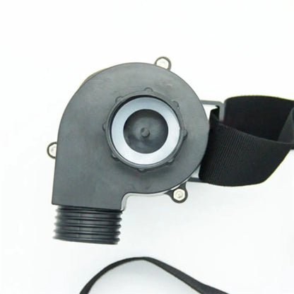 GETDECO electric full face air fed respirator mask for spray painting, with constant flow and gas protection.