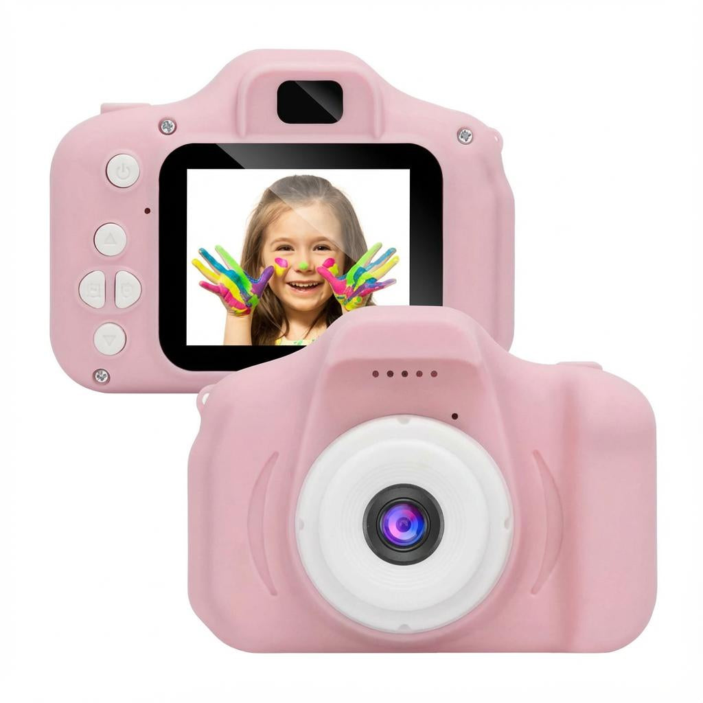 Belro Kids’ Digital Camera with colorful design and compact size, perfect for children to take photos and explore photography.