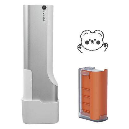 Portable GETDECO EVEBOT Printpen handheld inkjet printer for food and coffee art with DIY design capabilities.