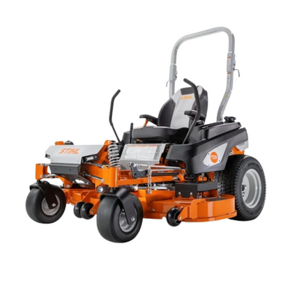 Stihl RZ 560 K commercial 60-inch zero-turn lawn mower with durable blades and black and red exterior, ideal for professional landscaping.