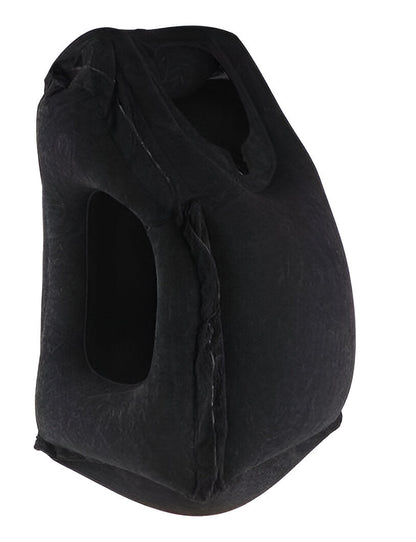 Belro inflatable travel cushion in vibrant color, designed for comfortable support during travel or relaxation.