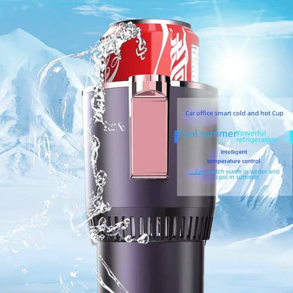 Belro smart car cup holder with warming and cooling features, designed for convenient drink management in vehicles.