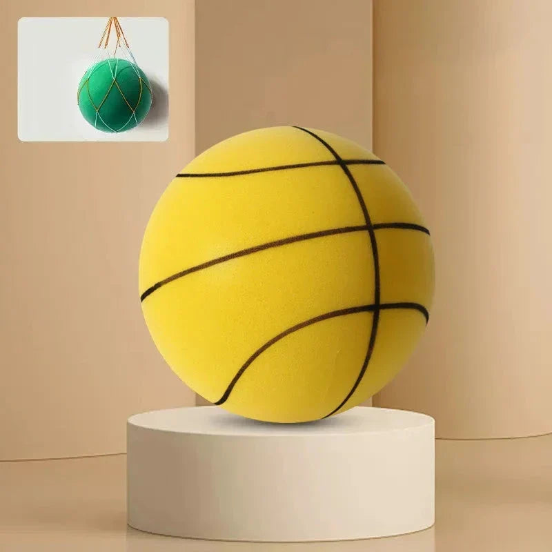 Belro Silent Basketball used for team sports, featuring a smooth surface and standard size for indoor basketball games
