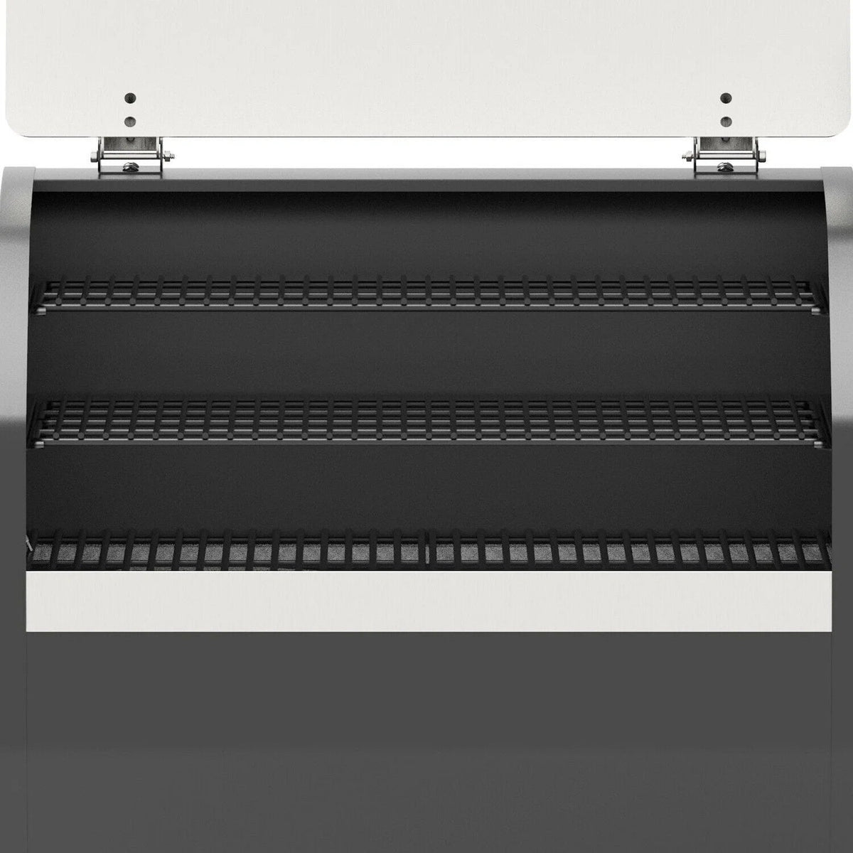 Casavibeo Z Grills Wood Pellet Ultimate 8-in-1 Smoker Grill 1000E with stainless steel body and digital control panel.