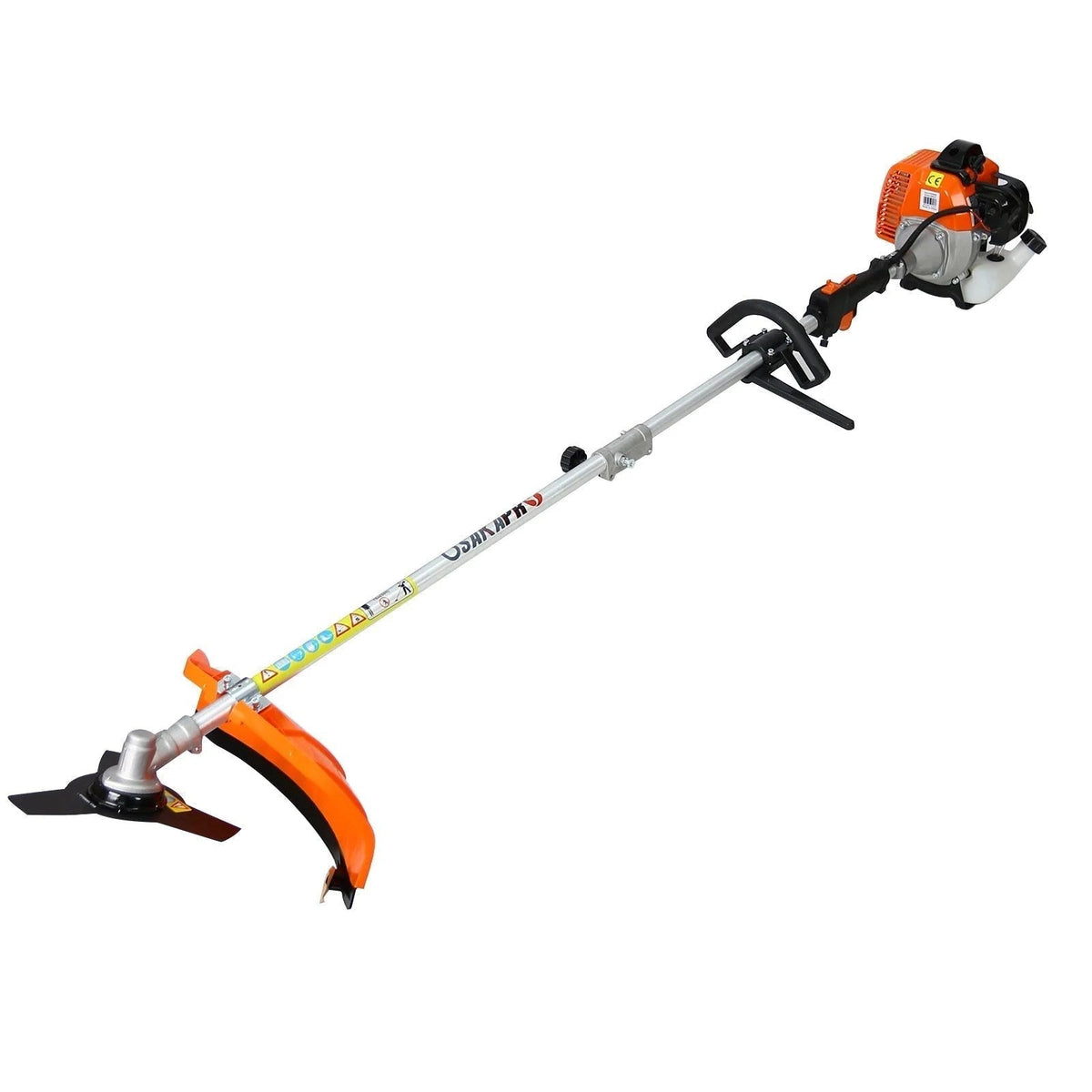 Casavibeo 10-in-1 52CC gas garden tool system with multiple attachments for trimming, edging, and gardening tasks.