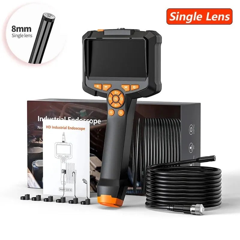 Belro endoscope camera with flexible cable and camera lens, designed for electronics inspection and detailed close-up viewing.