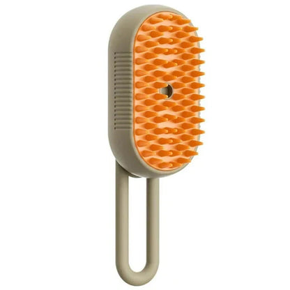 Belro Easy Groom Steam Brush for dogs, a pet grooming tool with a sleek design for efficient fur cleaning and de-shedding.