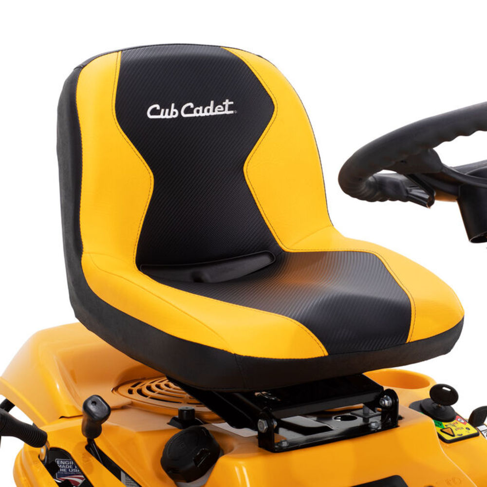 Cub Cadet CC30H 30-inch riding lawn mower with 10.5 HP Briggs & Stratton engine and hydrostatic rear-wheel drive.