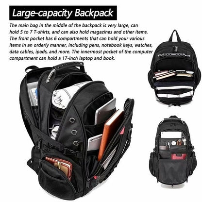 Belro anti-theft spacious travel backpack with multiple compartments, designed for secure and organized travel storage.