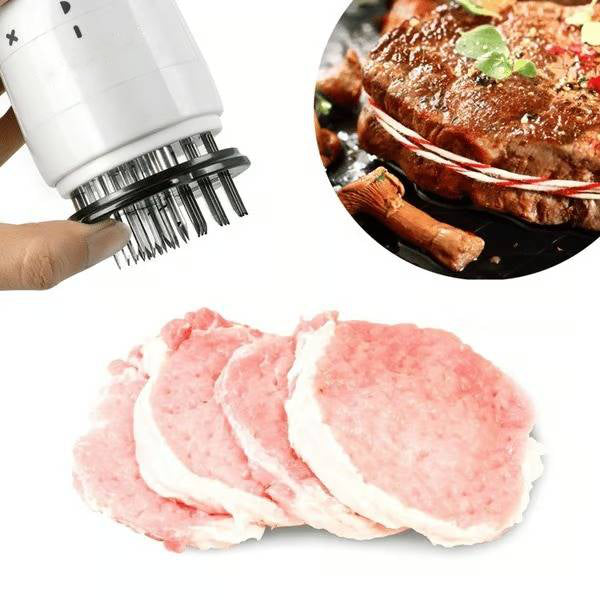 Belro meat injector kit with stainless steel needles and syringe for flavorful marinades and tenderizing meats.