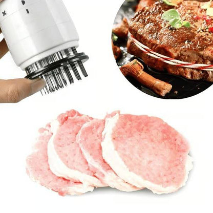 Belro meat injector kit with stainless steel needles and syringe for flavorful marinades and tenderizing meats.